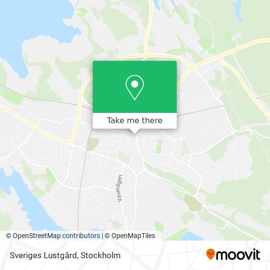 Sveriges Lustgård map
