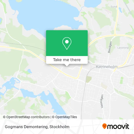 Gogmans Demontering map