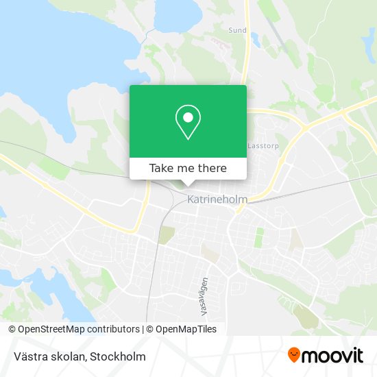 Västra skolan map