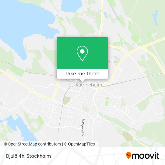 Djulö 4h map