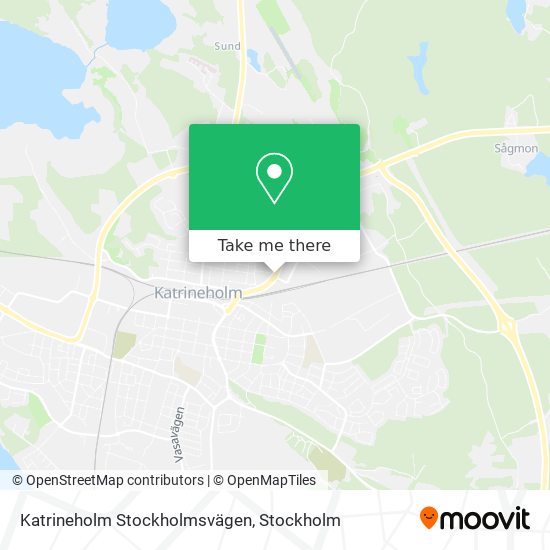 Katrineholm Stockholmsvägen map