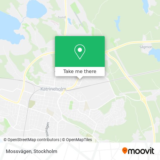 Mossvägen map