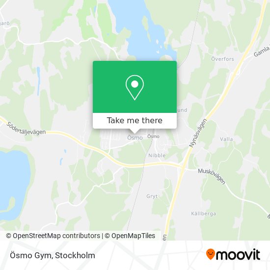 Ösmo Gym map