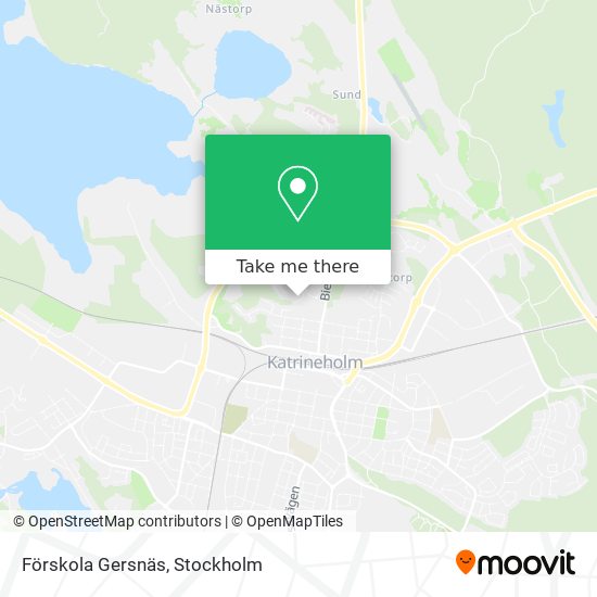 Förskola Gersnäs map