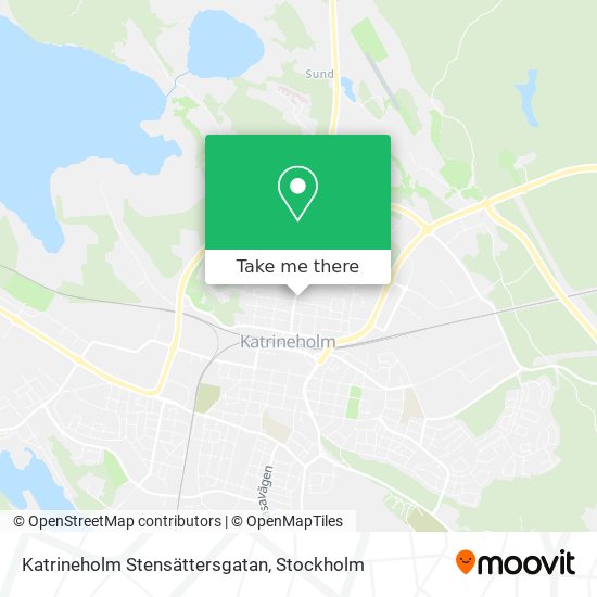 Katrineholm Stensättersgatan map