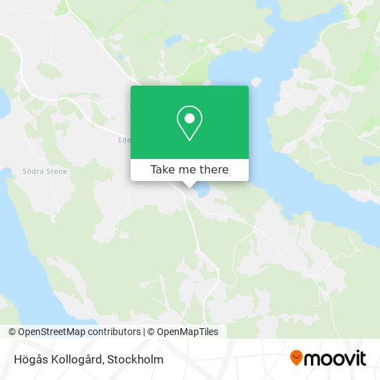 Högås Kollogård map