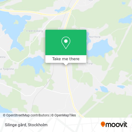 Silinge gård map