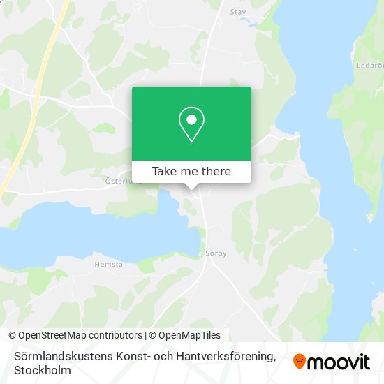 Sörmlandskustens Konst- och Hantverksförening map