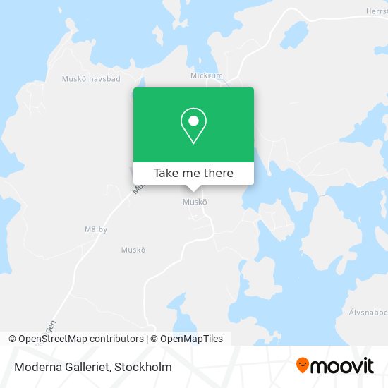 Moderna Galleriet map