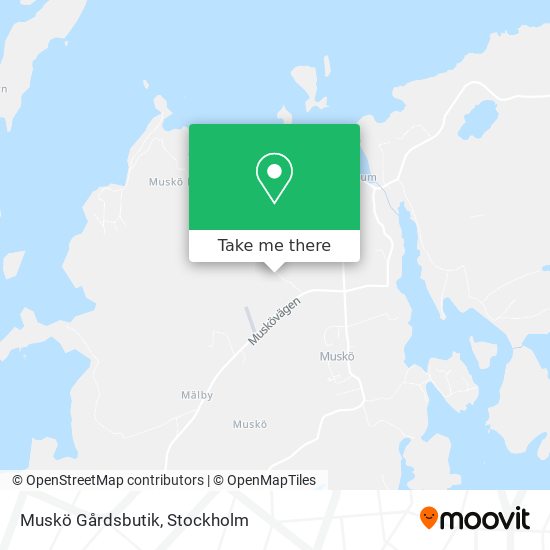 Muskö Gårdsbutik map