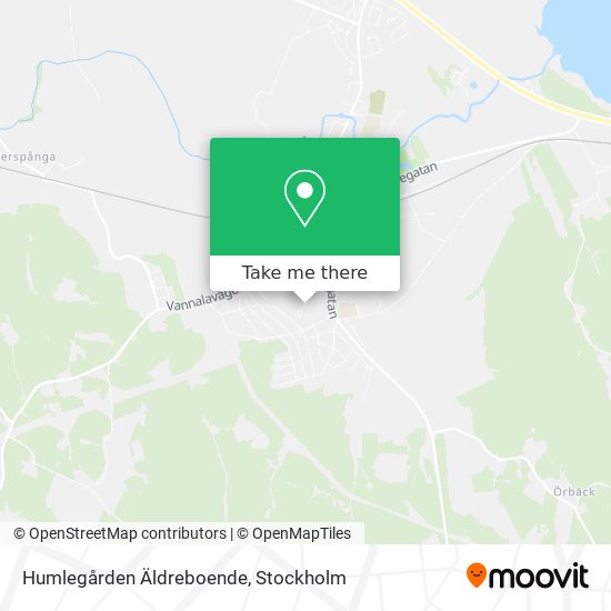 Humlegården Äldreboende map