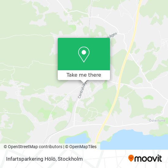 Infartsparkering Hölö map