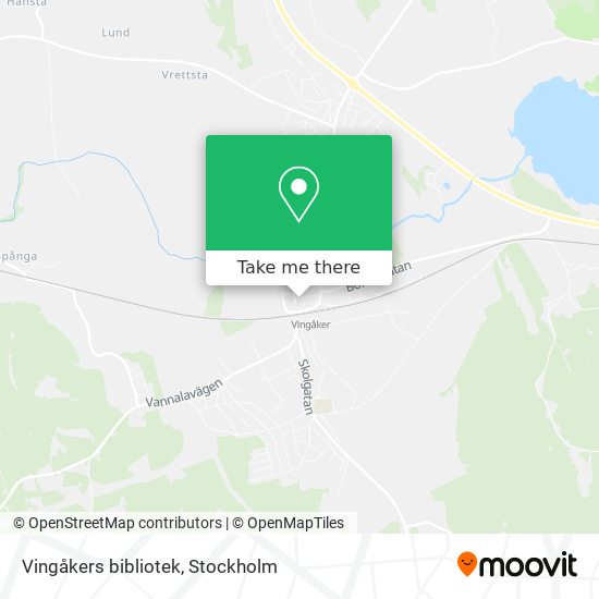 Vingåkers bibliotek map