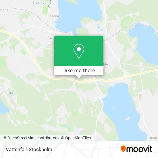 Vattenfall map