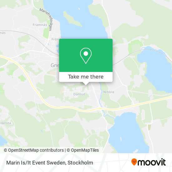 Marin Is/It Event Sweden map