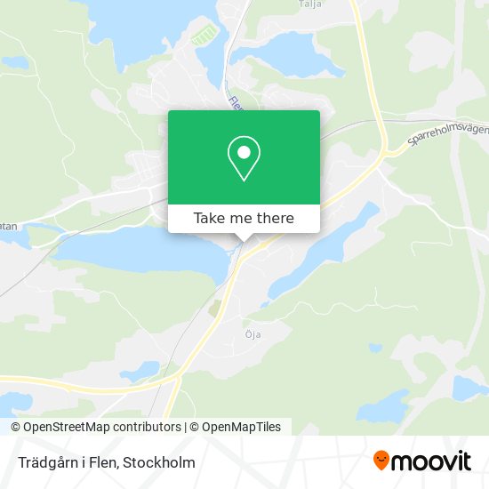 Trädgårn i Flen map