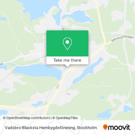 Vadsbro-Blacksta Hembygdsförening map