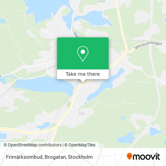 Frimärksombud, Brogatan map