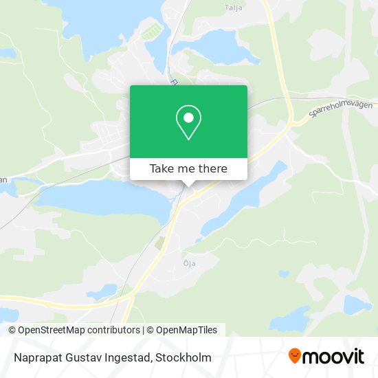 Naprapat Gustav Ingestad map