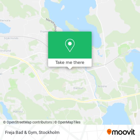 Freja Bad & Gym map