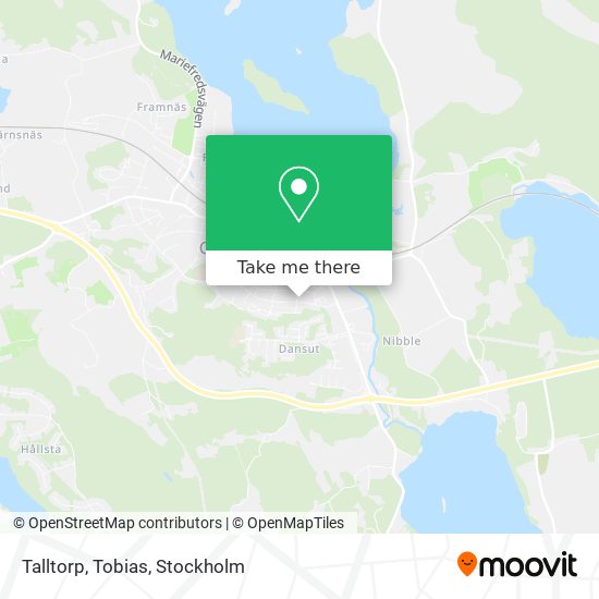 Talltorp, Tobias map