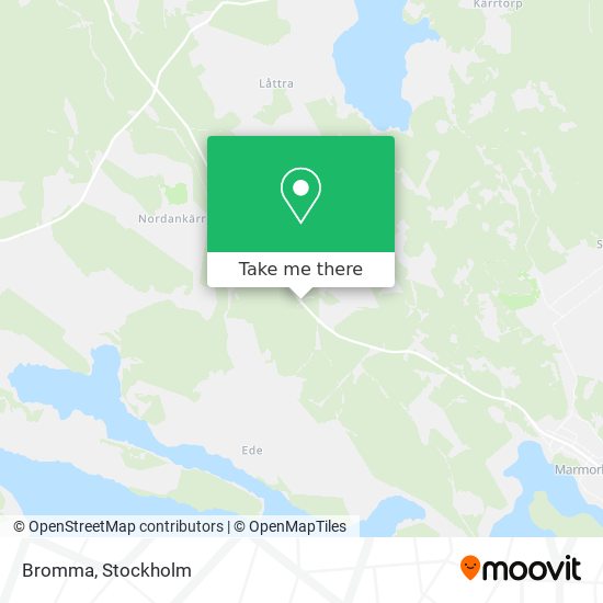 Bromma map