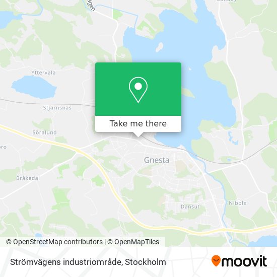 Strömvägens industriområde map