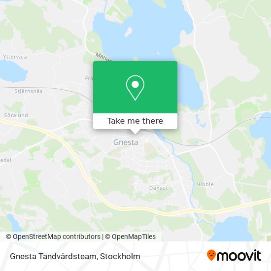 Gnesta Tandvårdsteam map