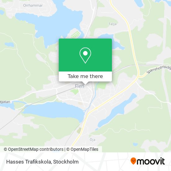 Hasses Trafikskola map