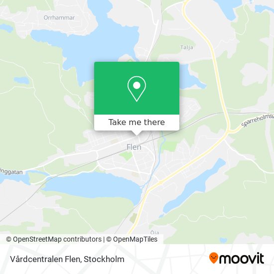 Vårdcentralen Flen map