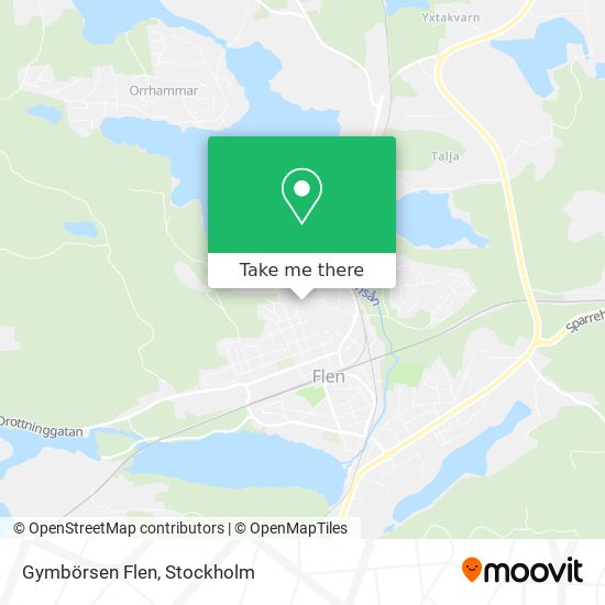 Gymbörsen Flen map