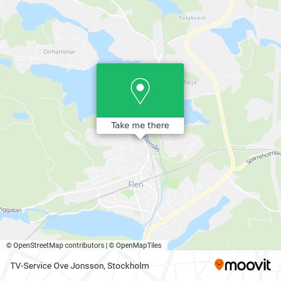 TV-Service Ove Jonsson map