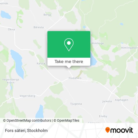 Fors säteri map