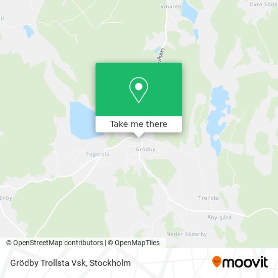 Grödby Trollsta Vsk map