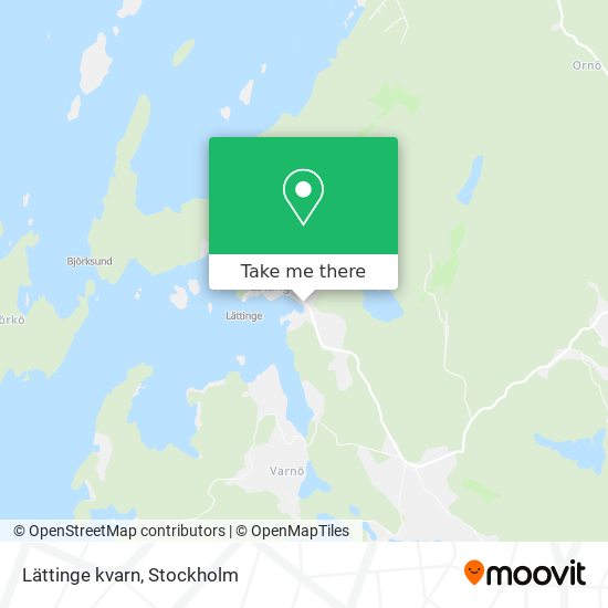 Lättinge kvarn map