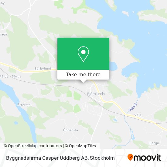 Byggnadsfirma Casper Uddberg AB map