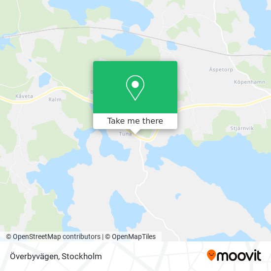 Överbyvägen map