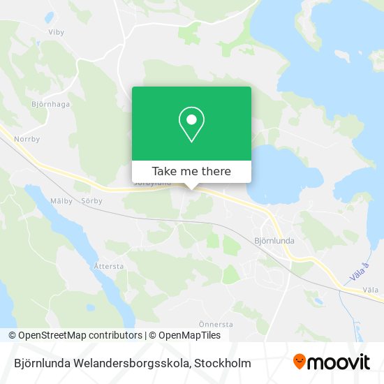 Björnlunda Welandersborgsskola map