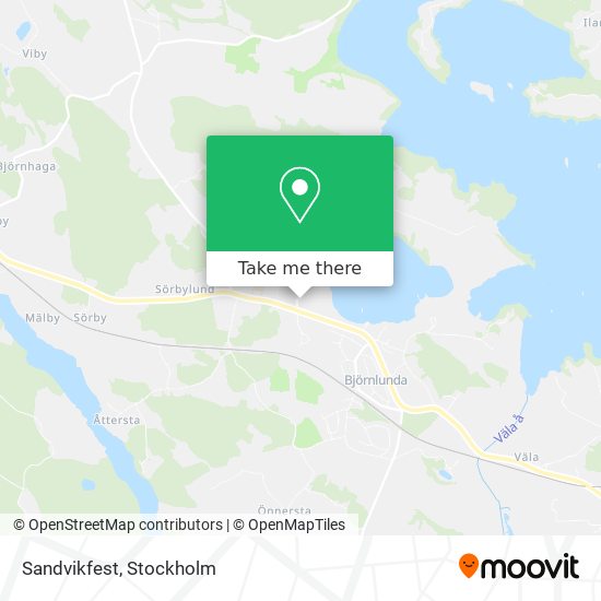 Sandvikfest map