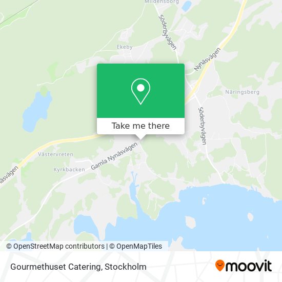 Gourmethuset Catering map