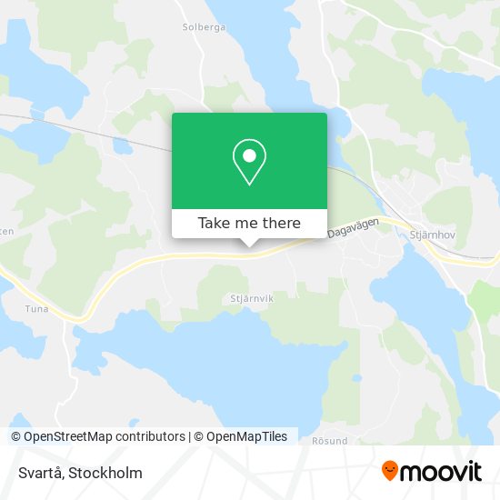 Svartå map