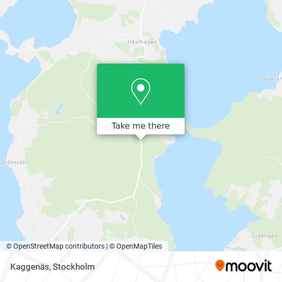 Kaggenäs map