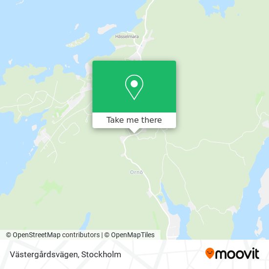 Västergårdsvägen map