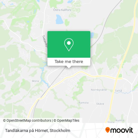 Tandläkarna på Hörnet map