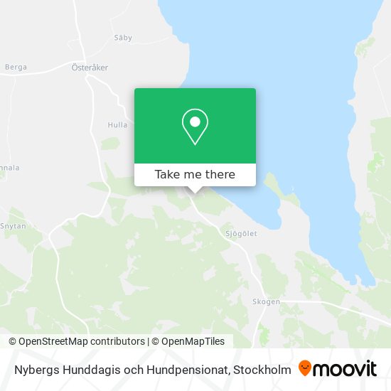 Nybergs Hunddagis och Hundpensionat map