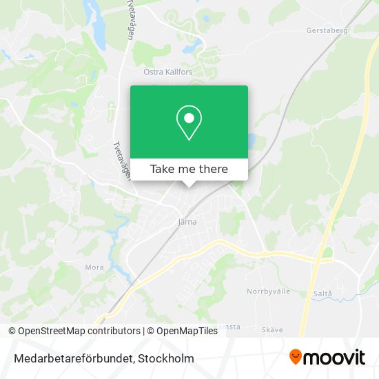 Medarbetareförbundet map