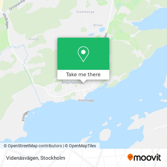 Videnäsvägen map