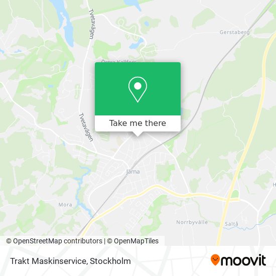 Trakt Maskinservice map