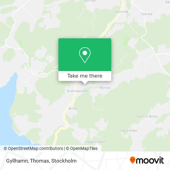 Gyllhamn, Thomas map