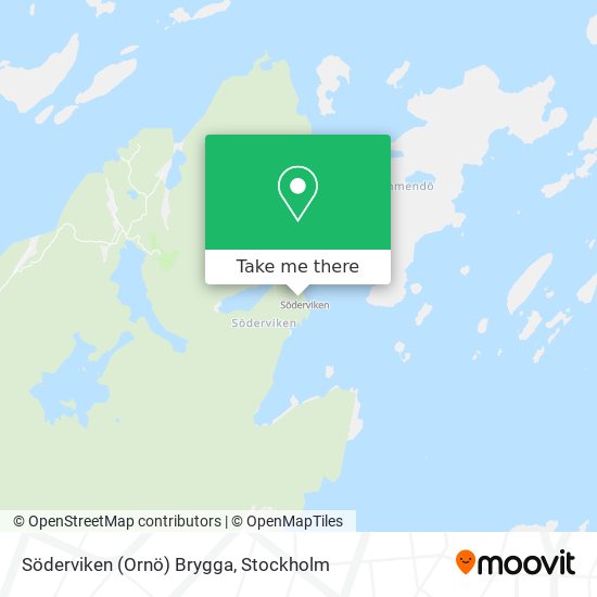 Söderviken (Ornö) Brygga map